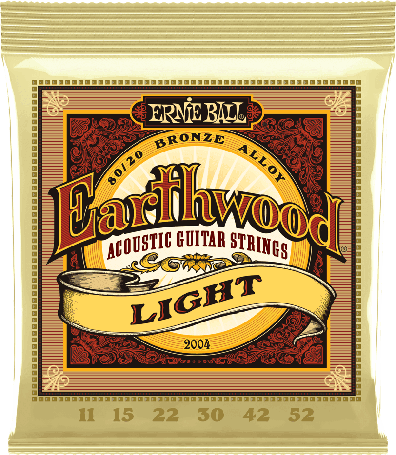 Ernie Ball Earthwood 80/20 Bronze Akoestische Gitaarsnaren Light 11-52