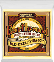 Ernie Ball Earthwood 80/20 Bronze Akoestische Gitaarsnaren Soft Silk&steel 10-50