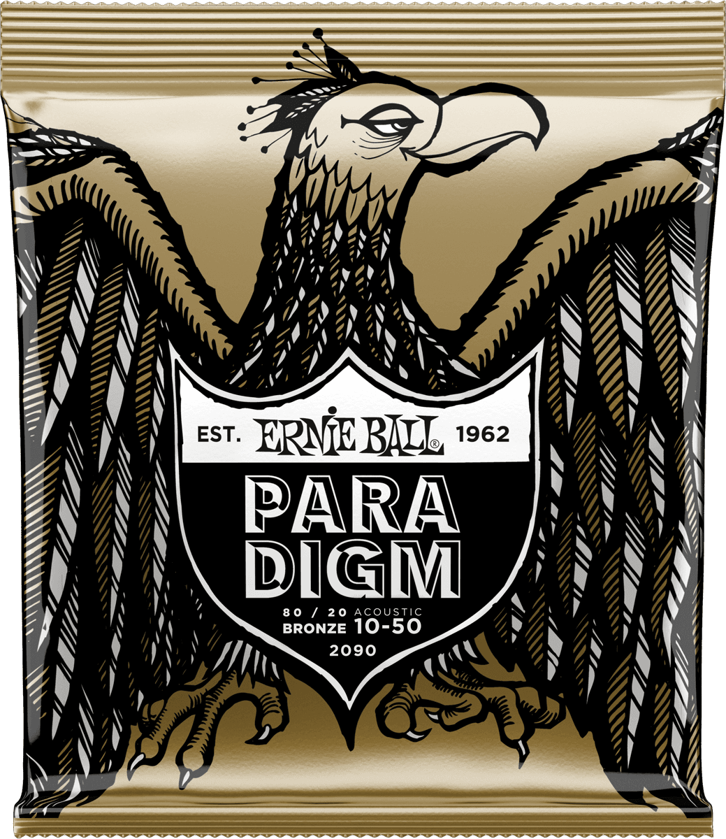 Ernie Ball Paradigm 80/20 Bronze Akoestische Gitaarsnaren Extra Light 10-50