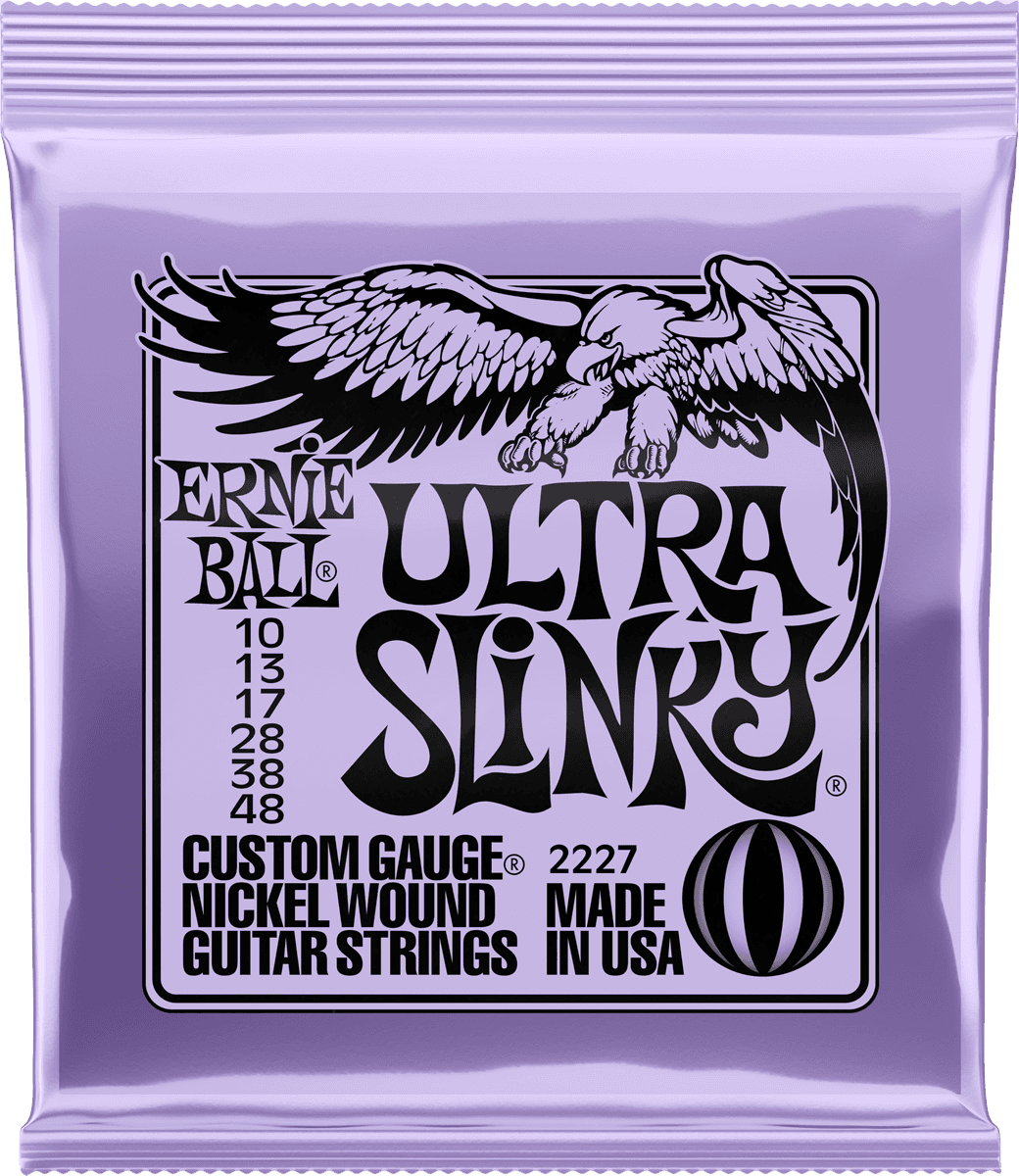 Ernie Ball Slinky Nickel Wound Elektrische Gitaarsnaren Ultra Slinky 10-48