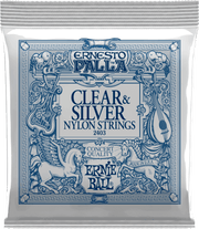 Ernie Ball Ernesto Palla Nylon Klassieke Gitaarsnaren – Nylon clear-silver plated steel