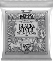 Ernie Ball Ernesto Palla Nylon Klassieke Gitaarsnaren – Zwart nylon-silver plated steel