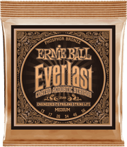 Ernie Ball Everlast Coated Phosphor Bronze Akoestische Gitaarsnaren Medium 13-56