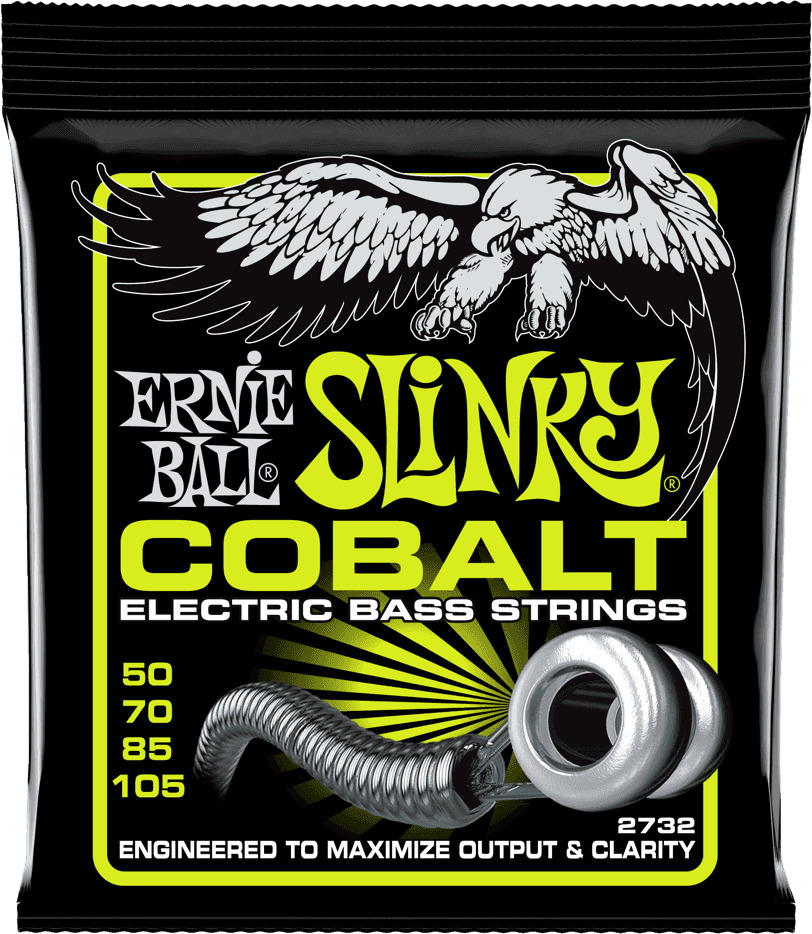 Ernie Ball Slinky Cobalt Bass Basgitaarsnaren Regular Slinky 50-105