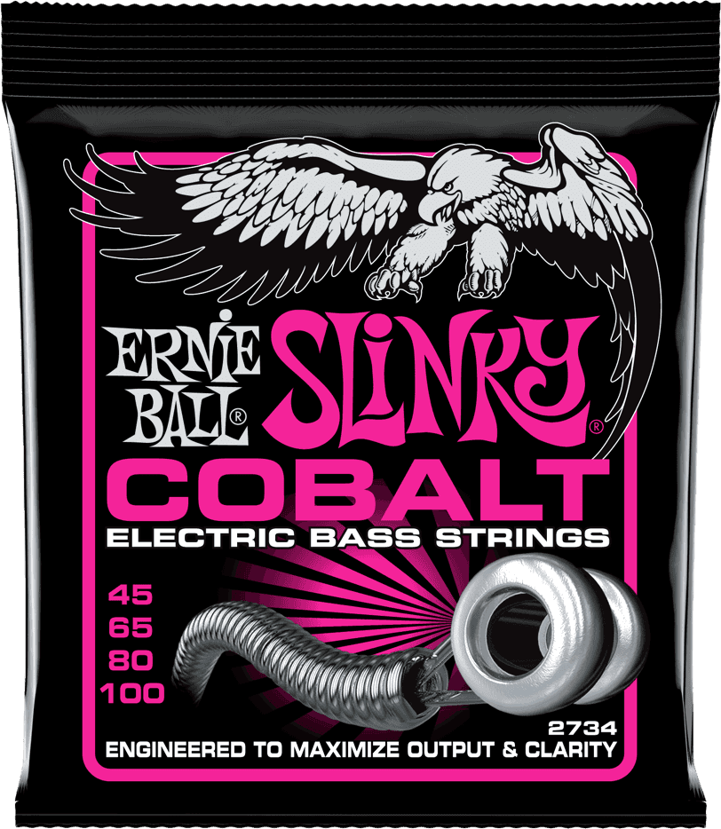 Ernie Ball Slinky Cobalt Bass Basgitaarsnaren Super Slinky 45-100