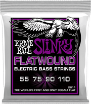 Ernie Ball Slinky Flatwound Bass Basgitaarsnaren Power Slinky 55-110