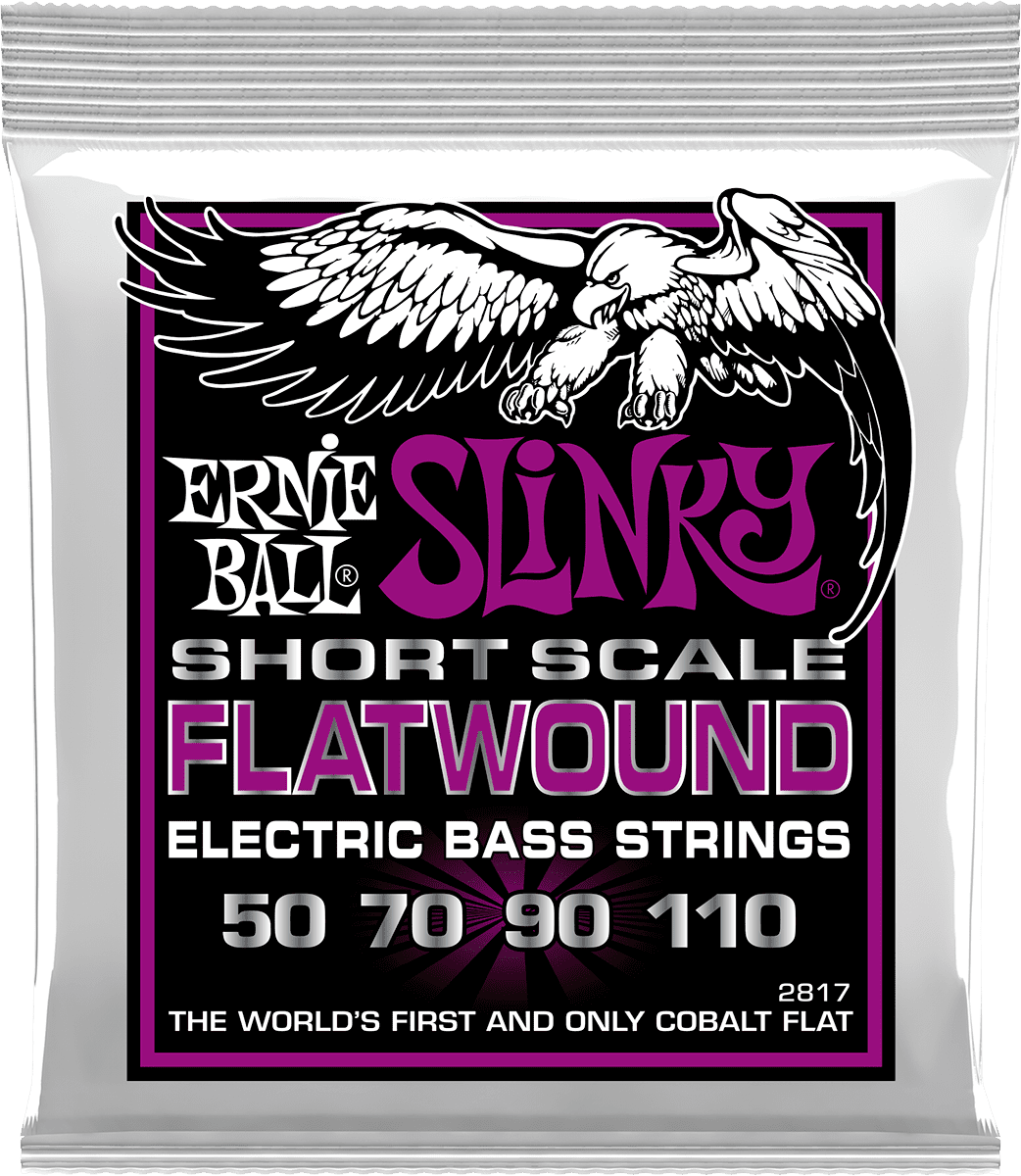 Ernie Ball Slinky Flatwound Bass Basgitaarsnaren Power Slinky 55-110