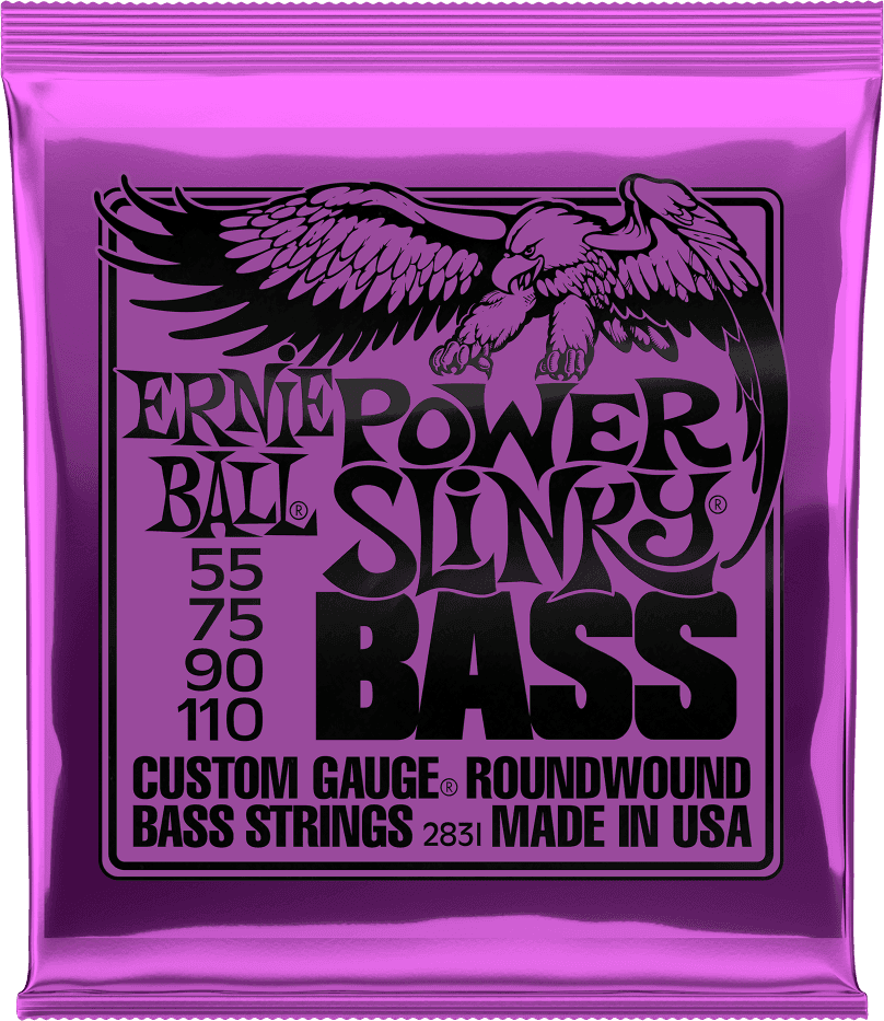 Ernie Ball Slinky Nickel Wound Bass Basgitaarsnaren Power Slinky 55-110