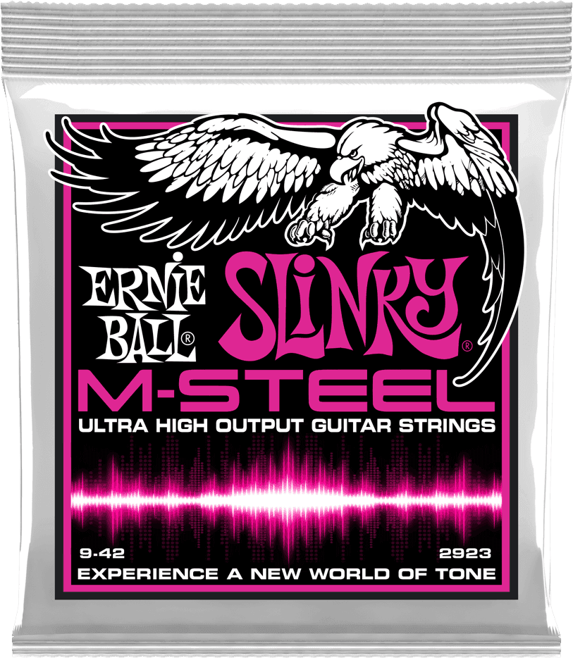 Ernie Ball Slinky M-Steel Elektrische Gitaarsnaren Super Slinky
