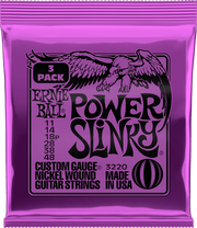 Ernie Ball Slinky Nickel Wound Elektrische Gitaarsnaren Power Slinky 3-pack