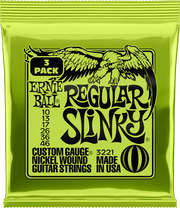 Ernie Ball Slinky Nickel Wound Elektrische Gitaarsnaren Regular Slinky 3-pack