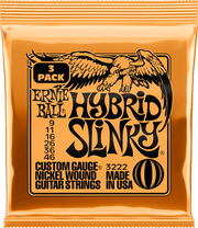 Ernie Ball Slinky Nickel Wound Elektrische Gitaarsnaren Hybrid Slinky 3-pack
