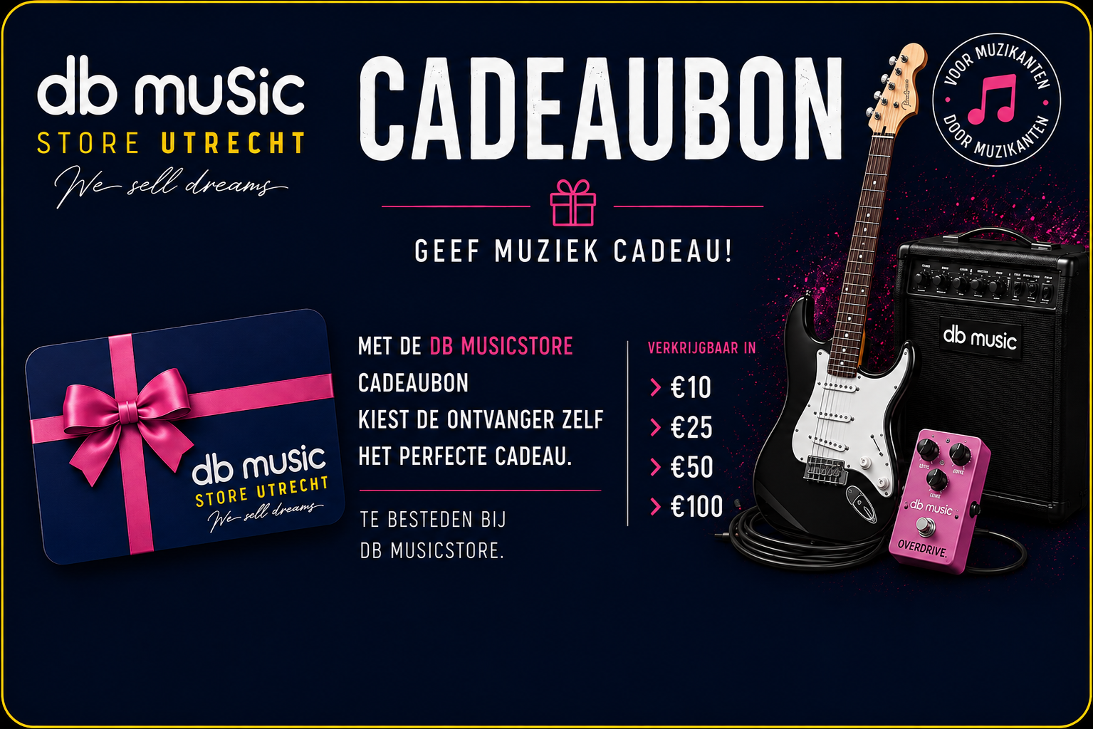 DB Musicstore Cadeaubon