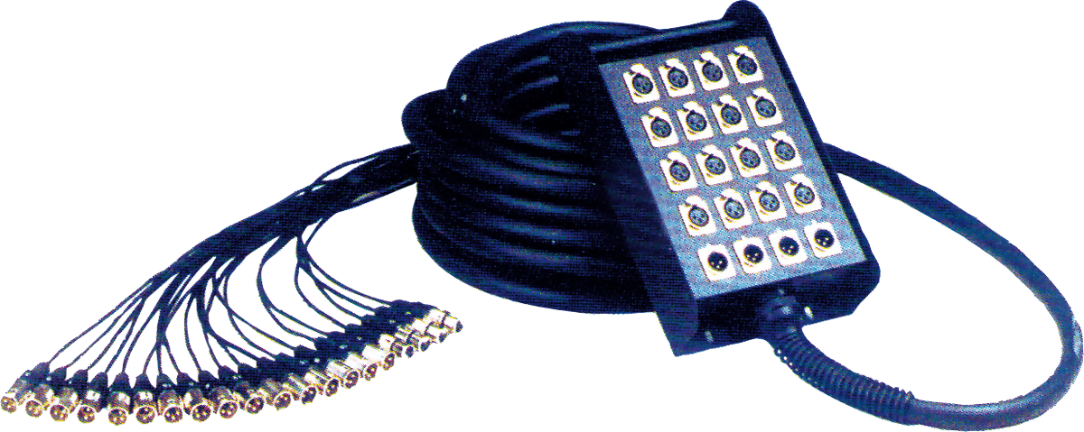 Yellow Cable ECO H104-10 16 XLR male naar 4 XLR femaleale 10m