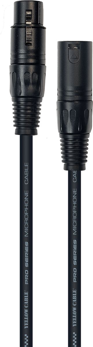 Yellow Cable ECO M01X Xlr male naar XLR femaleale 1m