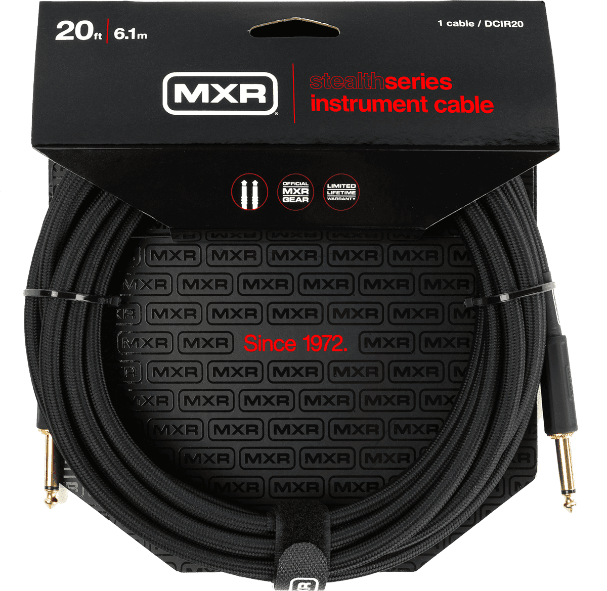 MXR DCIR20 Silent instrumentkabel 6 m