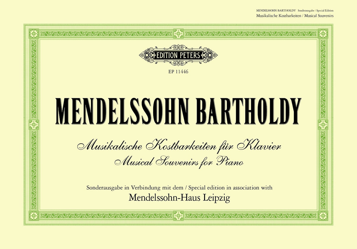 Mendelssohn-Bartholdy -Musical Souvenirs for Piano afbeelding 2