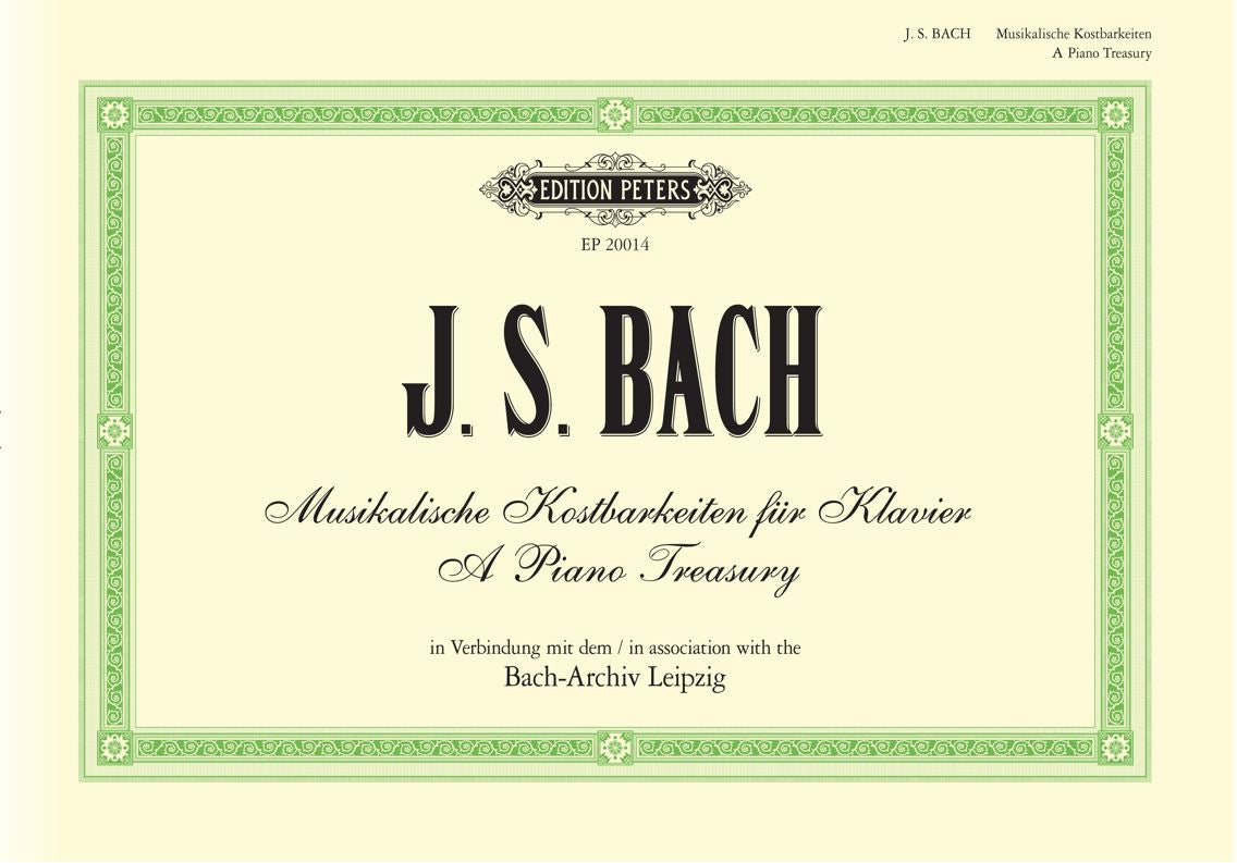 J.S. Bach: Musikalische Kostbarkeiten für Klavier