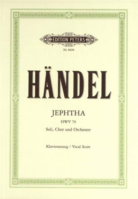 Handel: Jephtha (Vocalscore)