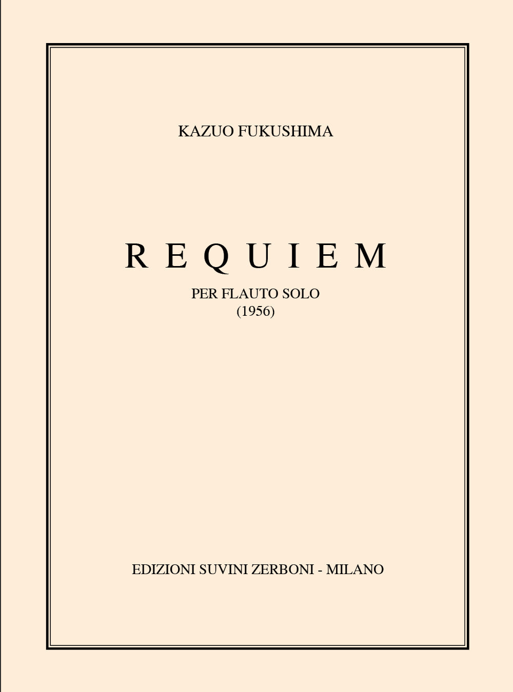 Fukushima: Requiem (Dwarsfluit)