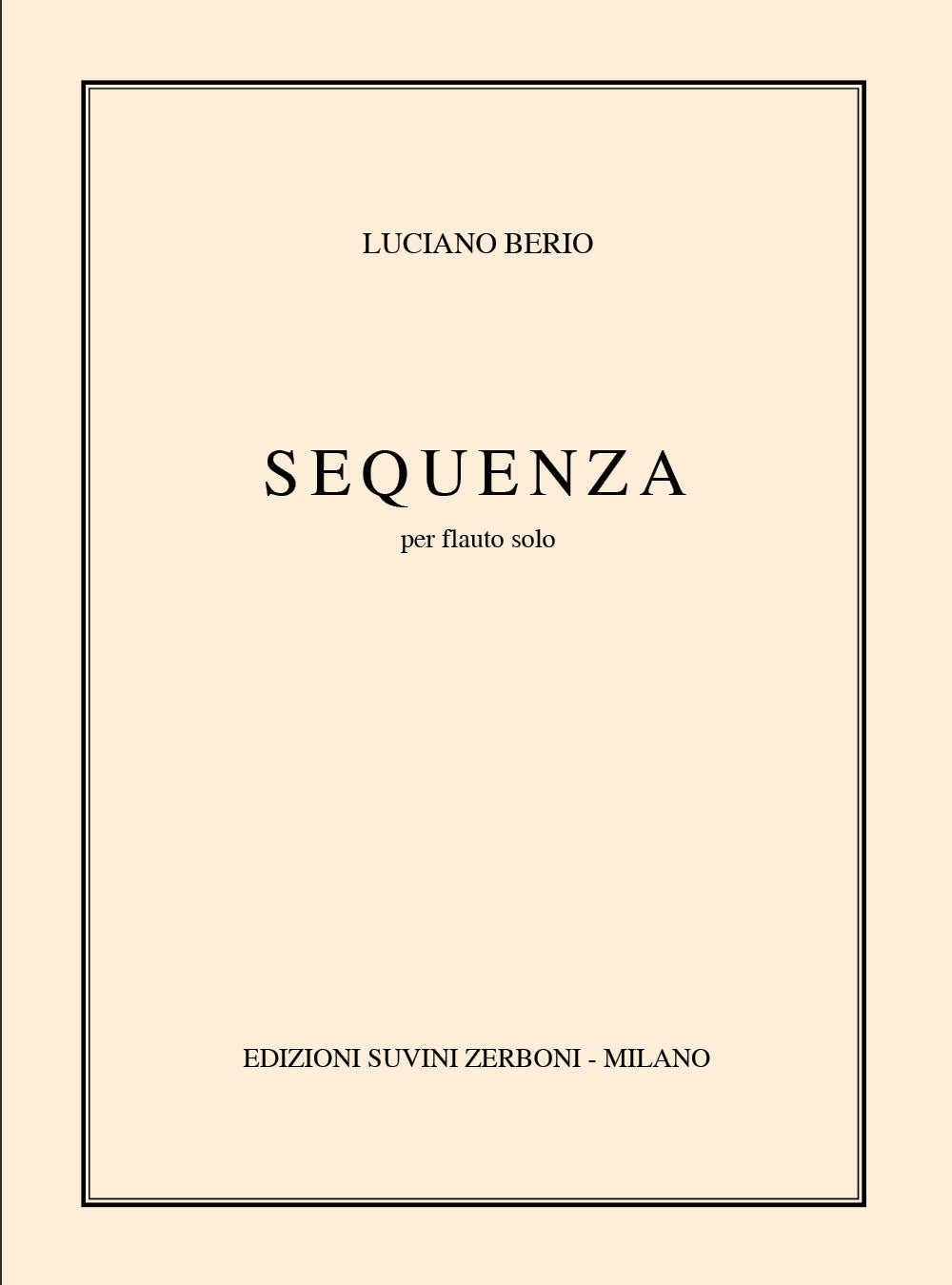 Berio: Sequenza (Dwarsfluit)