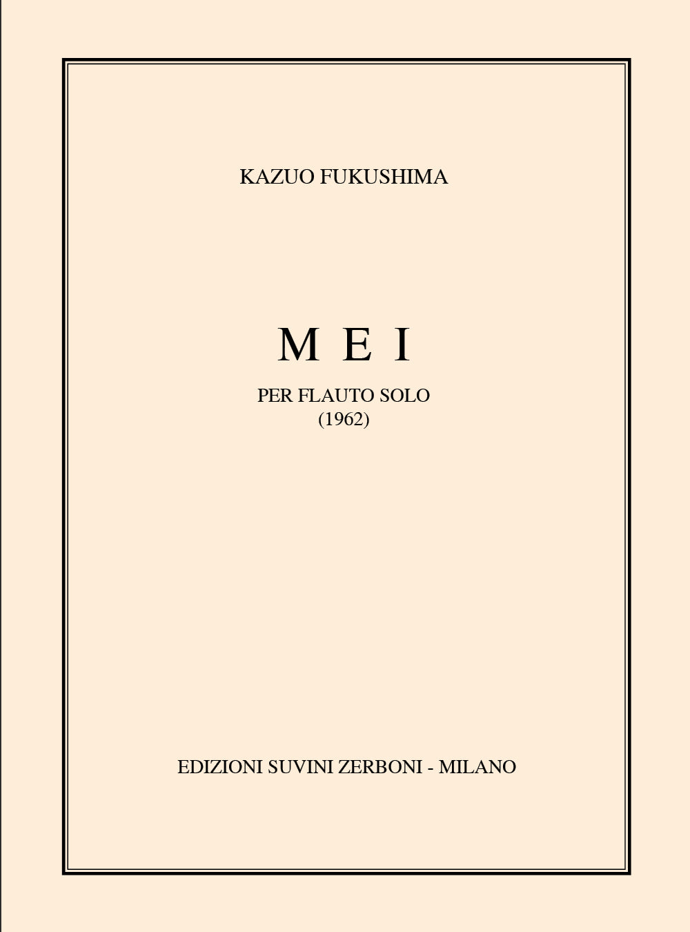 Fukushima: Mei (Dwarsfluit)