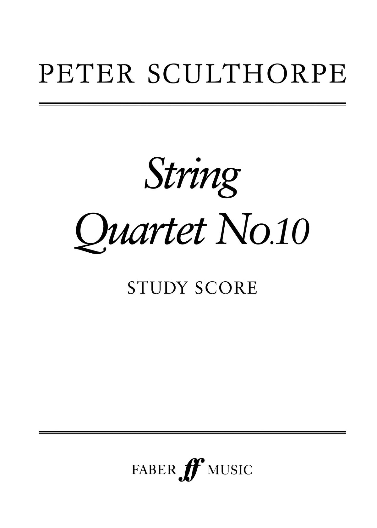 String Quartet No.10