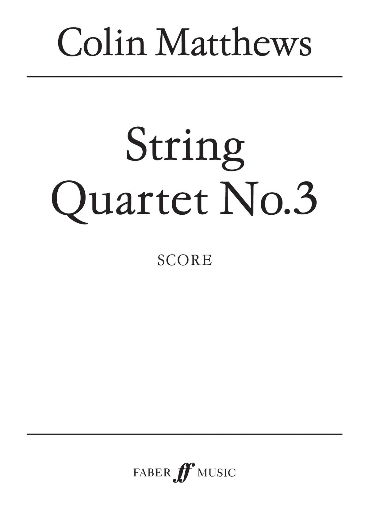String Quartet No.3 afbeelding 2