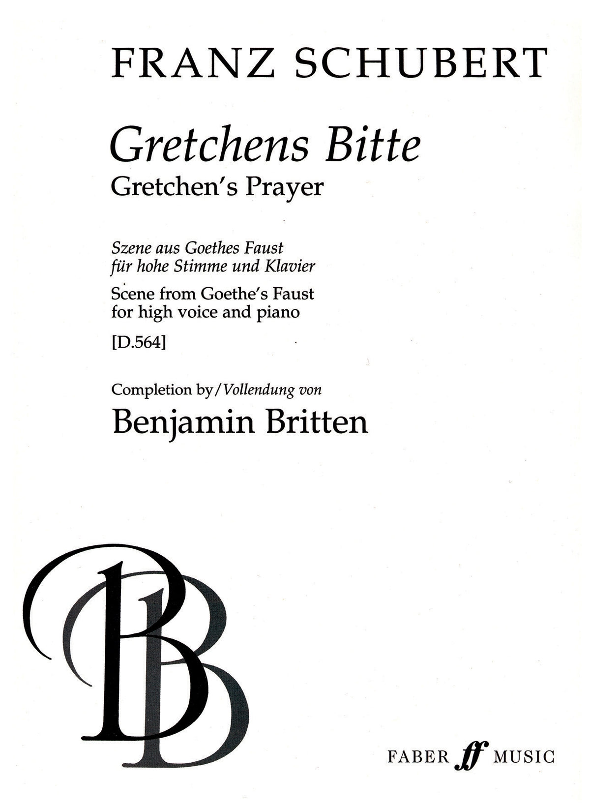Schubert: Gretchens Bitte