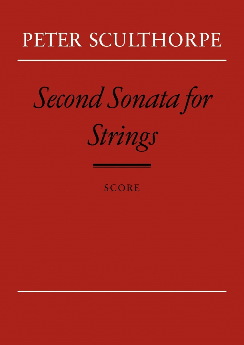 Sculthorpe: Second Sonata For Strings (Score)