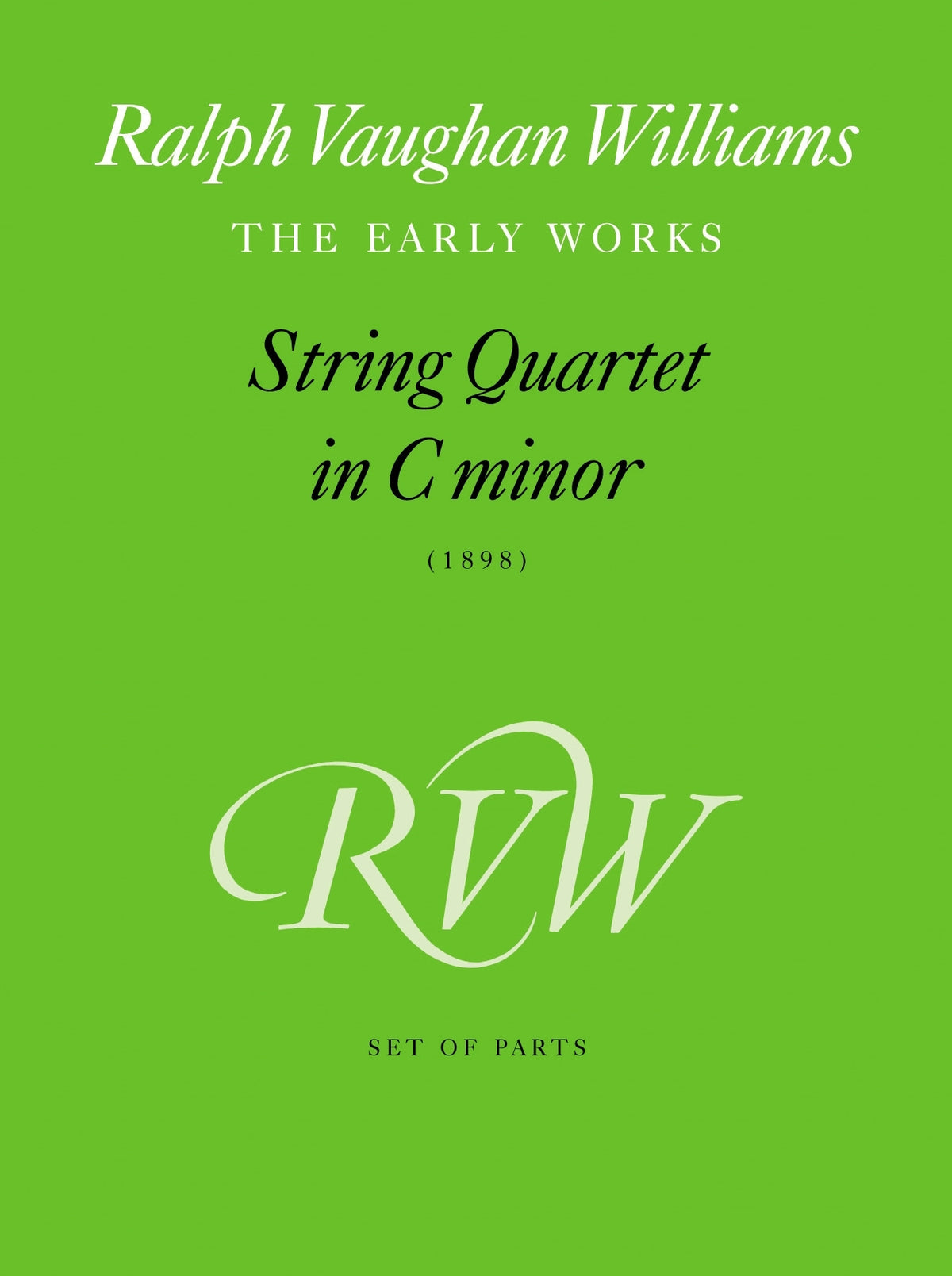 Williams: String Quartet in C minor