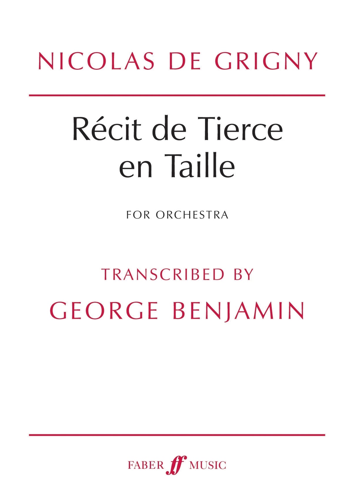 Recit de Tierce en Taille