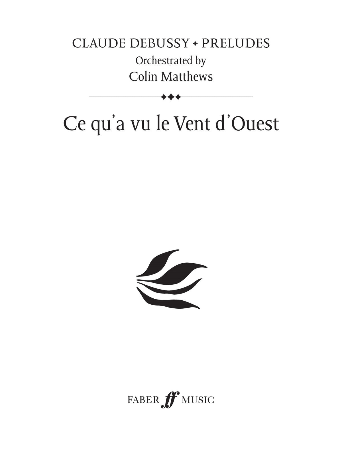 Debussy: Ce qu'a vu le Vent d'Ouest (Prelude 1)