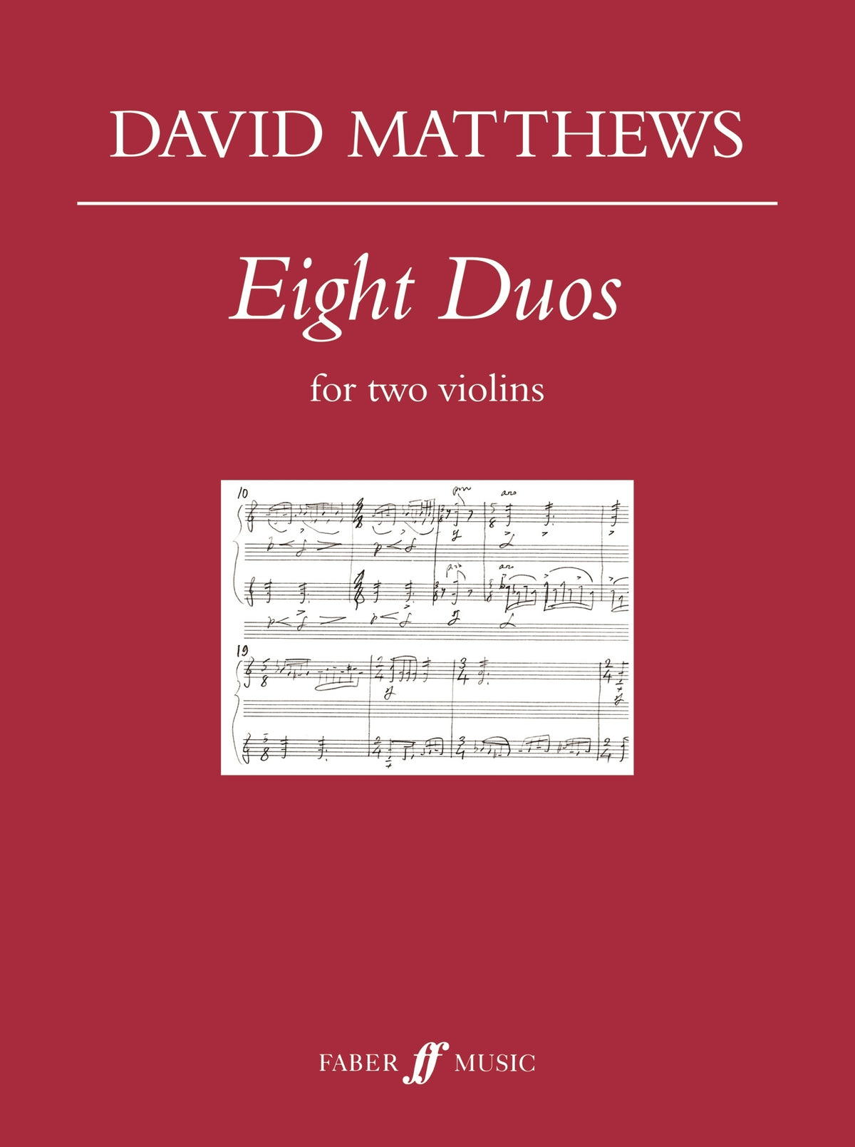 Matthews: Eight Duos for two violins