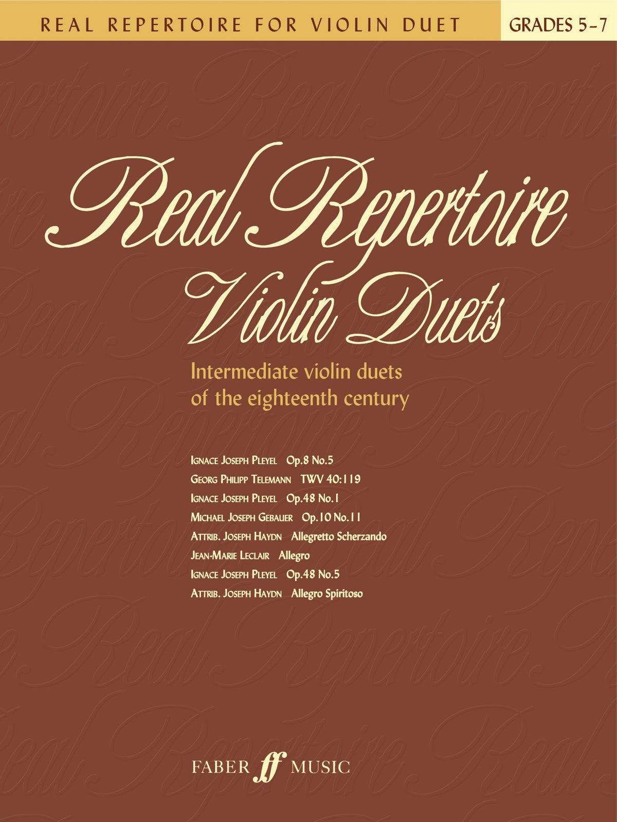 Real Repertoire Violin Duets