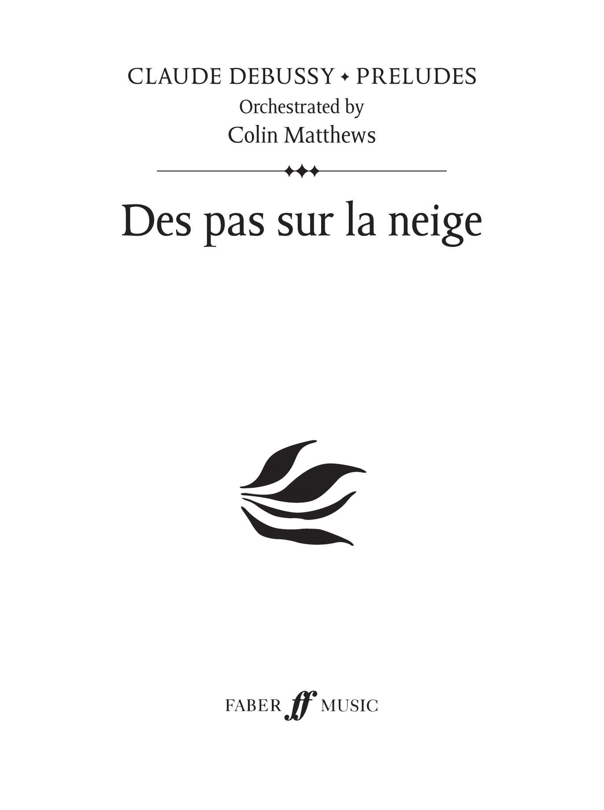Debussy: Des pas sur la neige (Prelude 19)