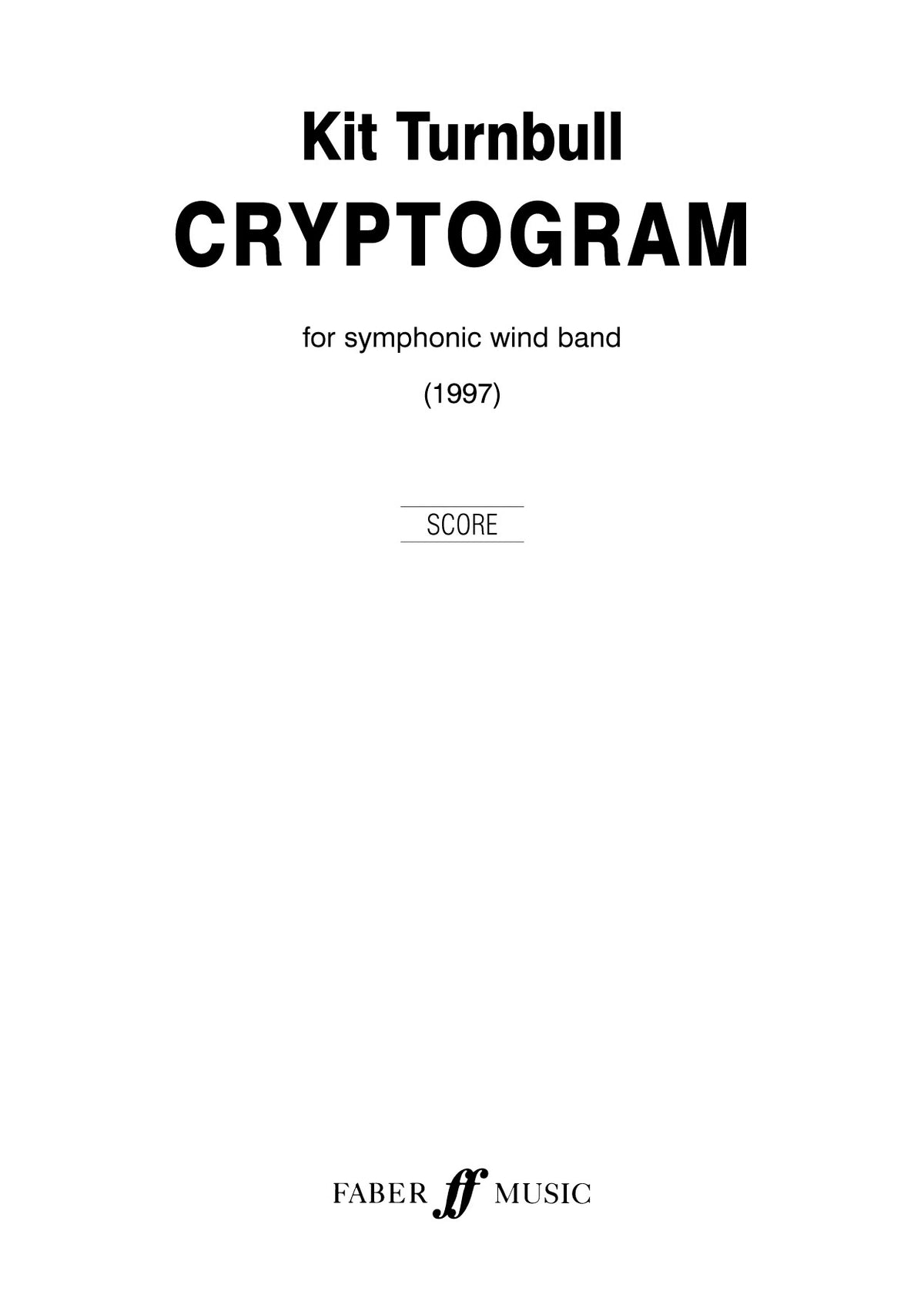 Cryptogram. Wind band afbeelding 2