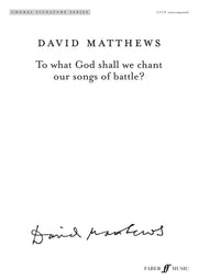 Matthews: To what God shall we chant