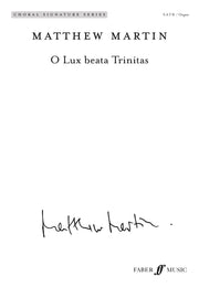 O Lux beata Trinitas. SATB