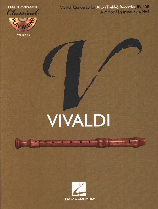 Vivaldi: Treble (Alto) Recorder Concerto in A Minor RV 108