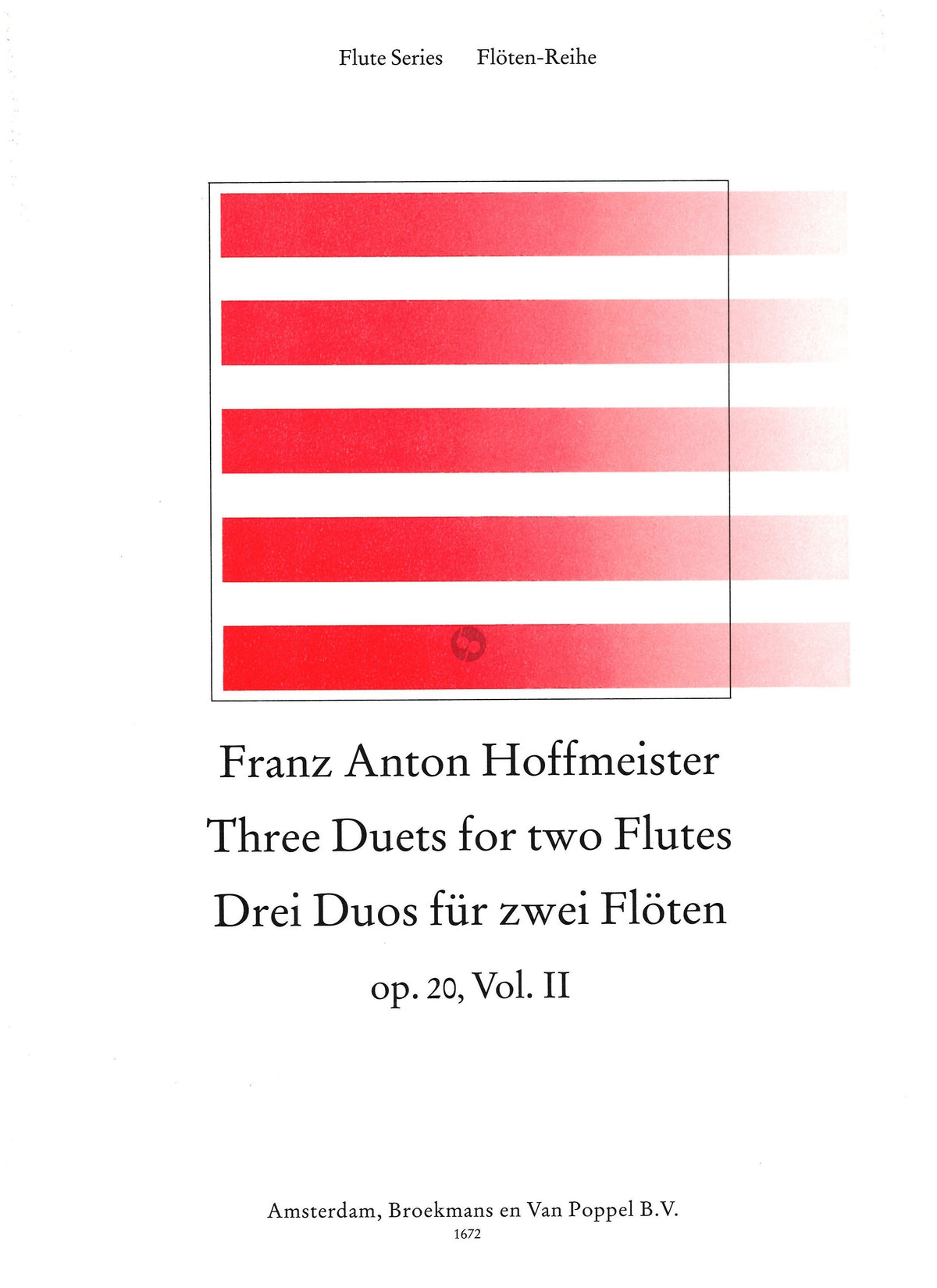 Three Duets for two Flutes Op. 20 Vol. 2