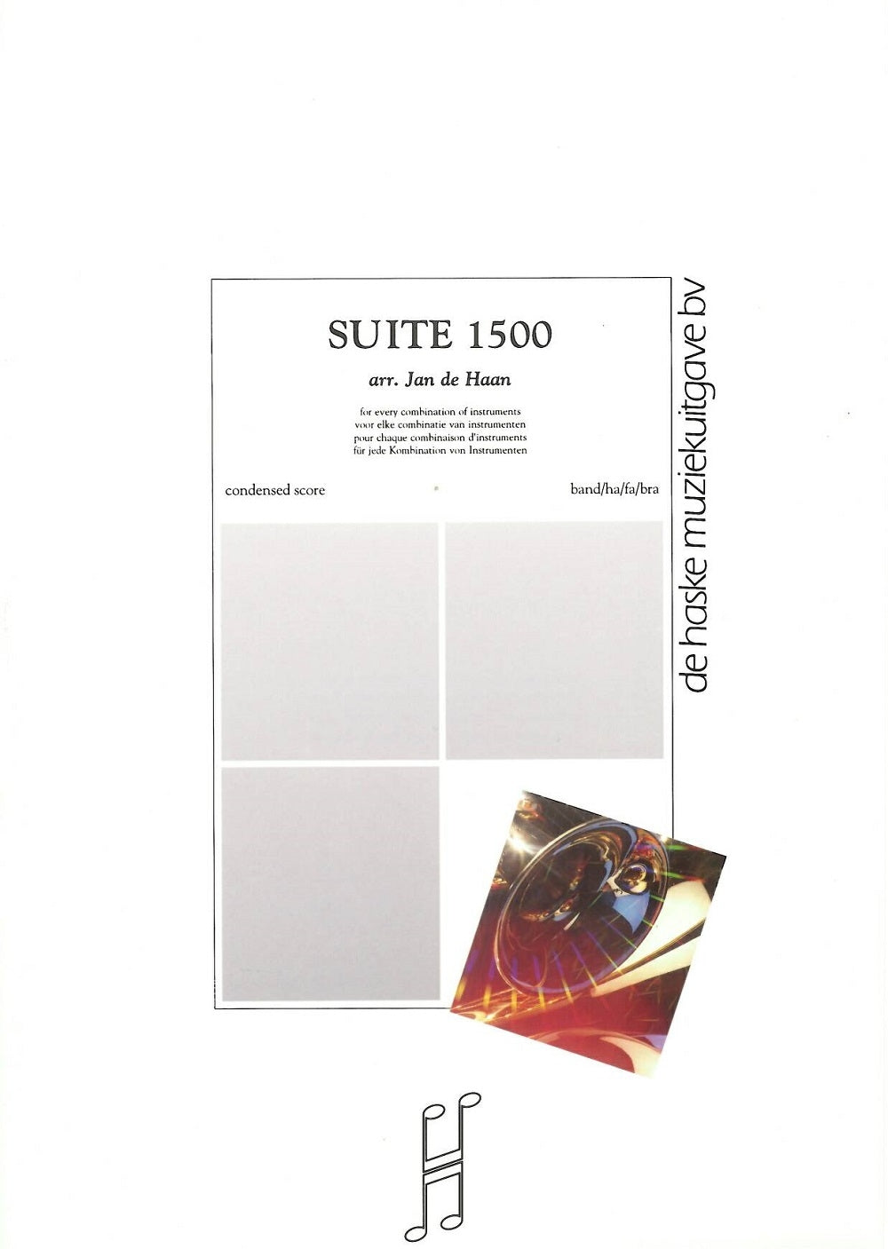 Suite 1500 (Partituur Harmonie Fanfare Brassband)