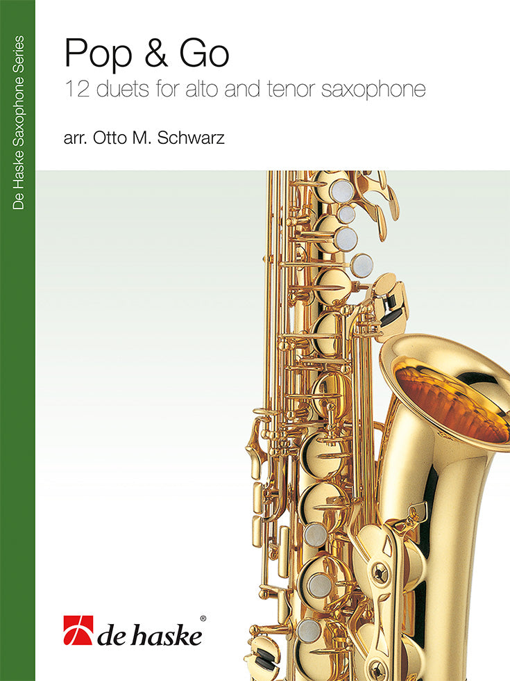 Otto Schwarz: Pop & Go (12 Duetten (alto and tenor saxophone)