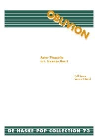 Piazzolla: Oblivion (Partituur Harmonie)