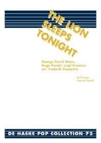 The Lion Sleeps Tonight (Partituur Brassband)