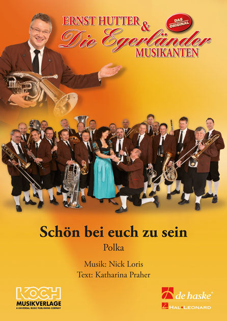 Schön bei euch zu sein (Polka-Gesang) (Partituur Harmonie)