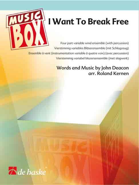 Queen: I Want To Break Free (Four part variable wind ensemble with percussion)