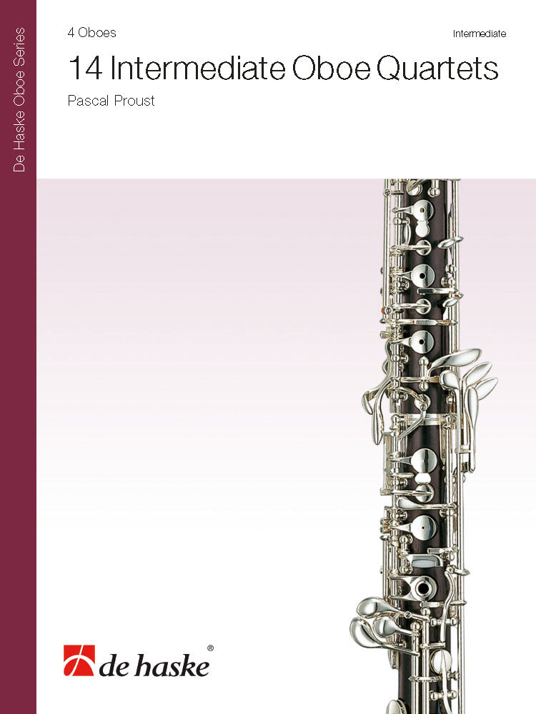 Pascal Proust: 14 Intermediate Oboe Quartets