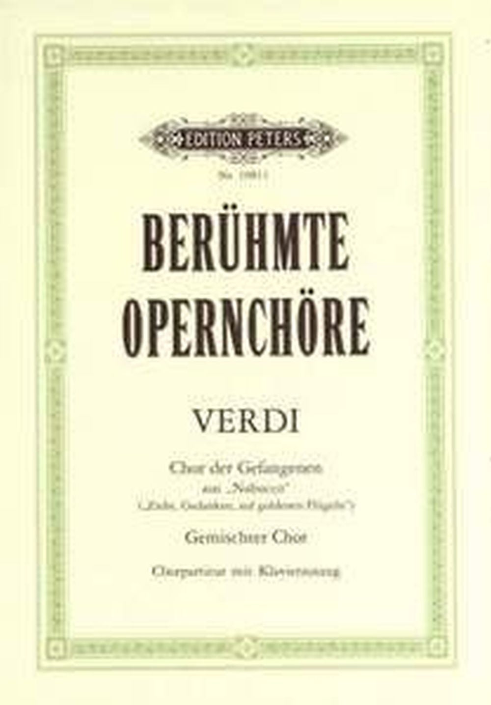 Giuseppe Verdi: Chorus of the Hebrew Slaves from Nabucco