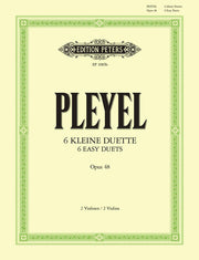 Pleyel: 6 kleine Duos op. 48 -fuer 2 Violinen